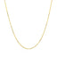 14k Yellow Gold Diamond Cut Bead Chain - 1.0mm