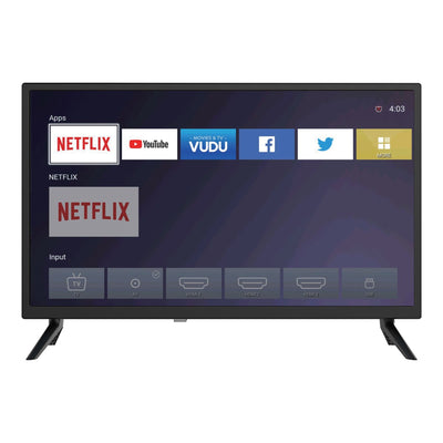 Téléviseur intelligent DLED Supersonic de 24" avec WiFi et entrées HDMI