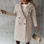 Elegant Long Sleeve Double Breasted Overcoat