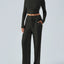 Round Neck Long Sleeve Top and Pants Set