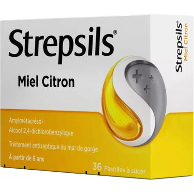 Strepsils Honey Lemon Lozenges - 36 Count