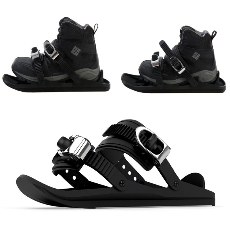 Mini Portable Outdoor Ski Boots with Adjustable Straps