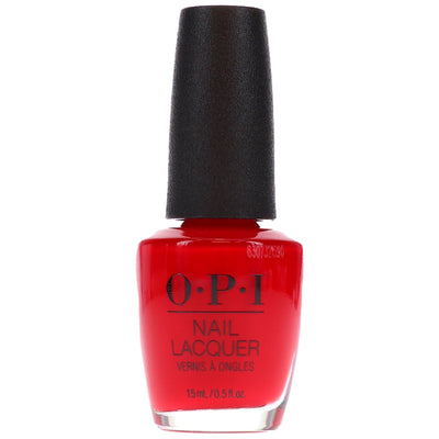 OPI Big Apple Red Nail Lacquer - Classic Red Polish, 0.5 fl oz