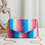 Trousse de maquillage élégante à contraste de couleurs pour le voyage