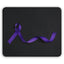 Premium Purple Ribbon Gaming Mouse Pad for Ultimate Performance - Korvel