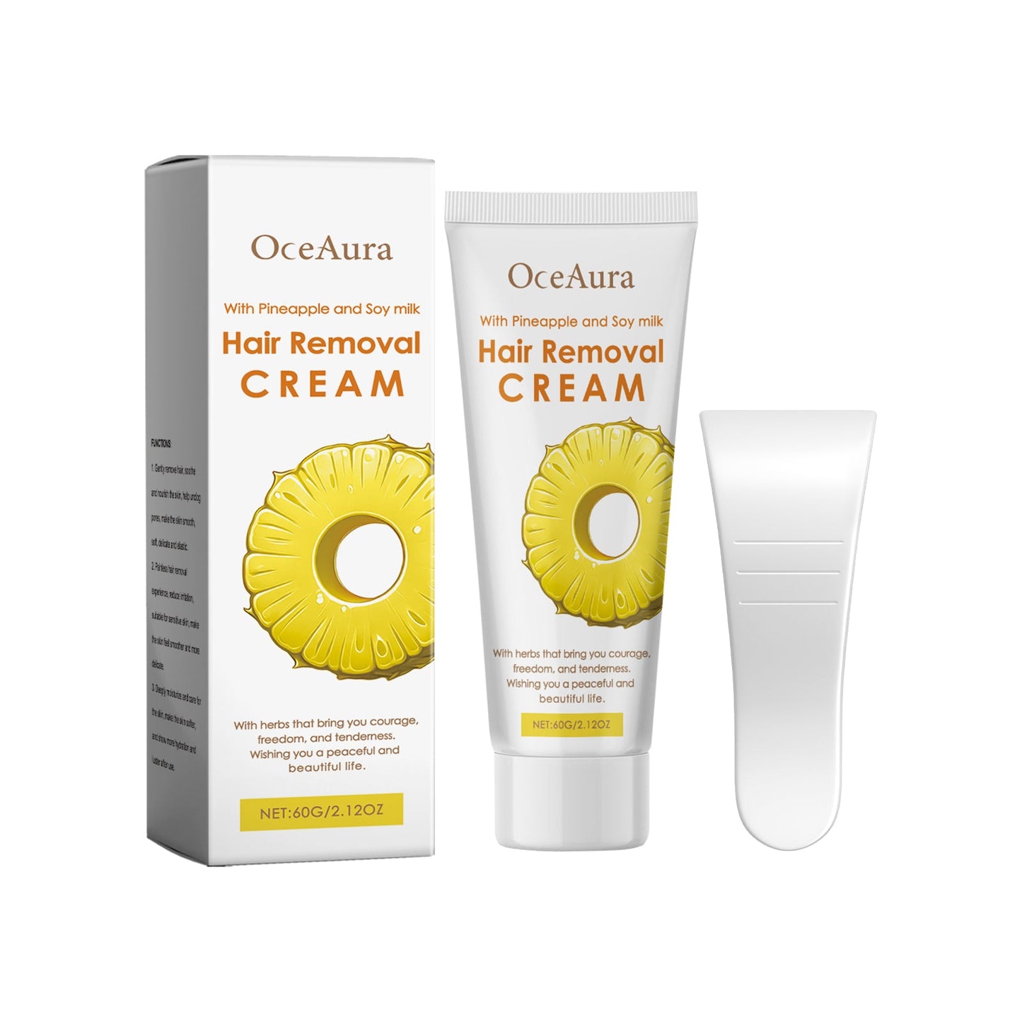 Mild Soybean Hair Removal Cream for Gentle Skin Care