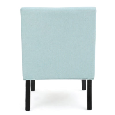 Elegant Light Blue Accent Chair