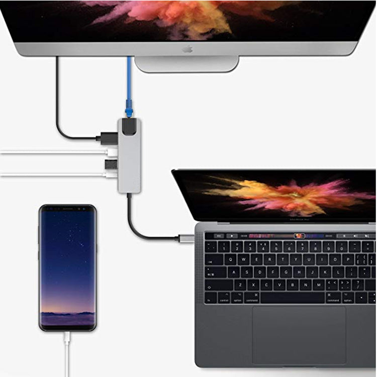 Premium Type C Docking Station with HDMI and Ethernet