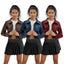 Women's Retro Zipper PU Leather Bomber Jacket