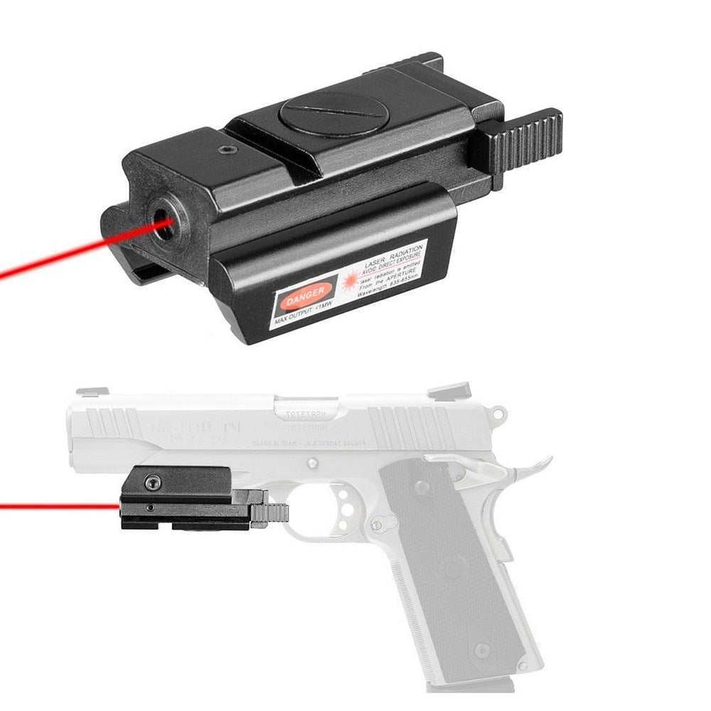 20mm Hunting Riflescope Tactical Red Dot Laser Sight Picatinny Weaver Rail for Pistol Glock Headgun Gun Red Dot Scope - Korvel