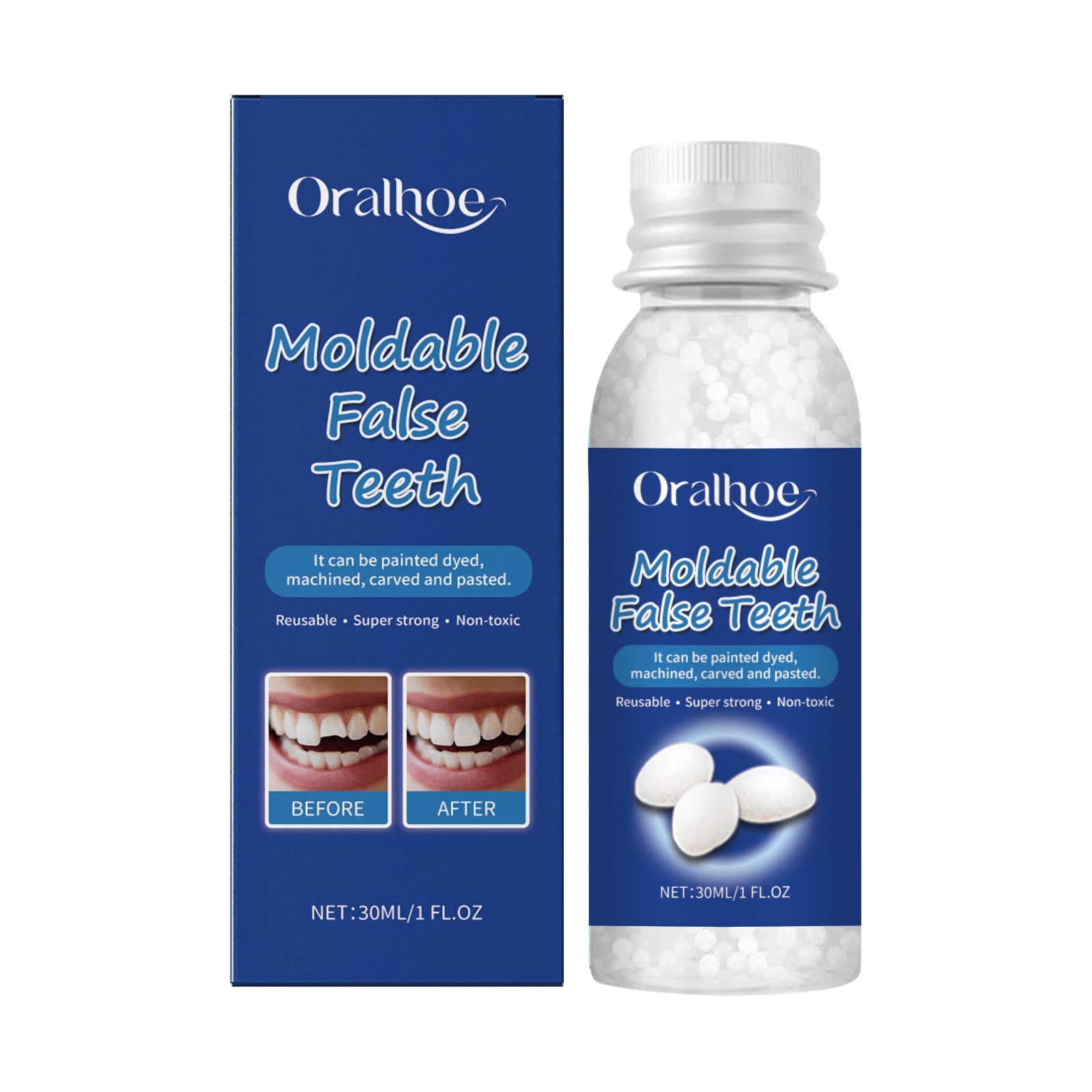 Solid Dental Glue, Temporary Dental Fillings For Modified Teeth And Dentures For Dentures - Korvel