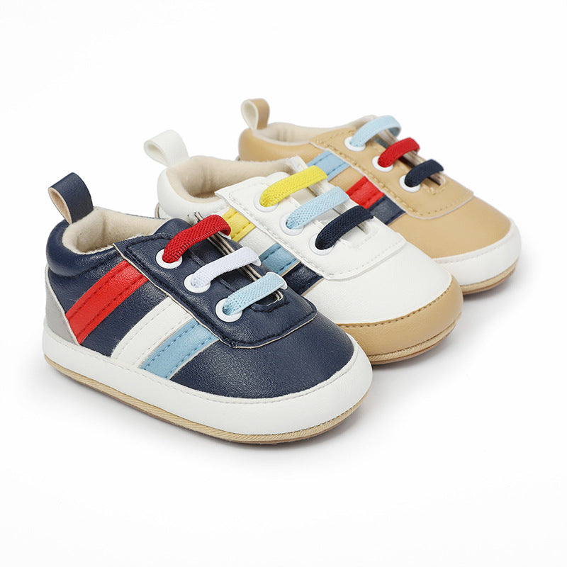 Baby Boy Toddler Shoes Baby Step Shoes Spring And Autumn Anti-Fall Shoes Indoor Baby Shoes - Korvel