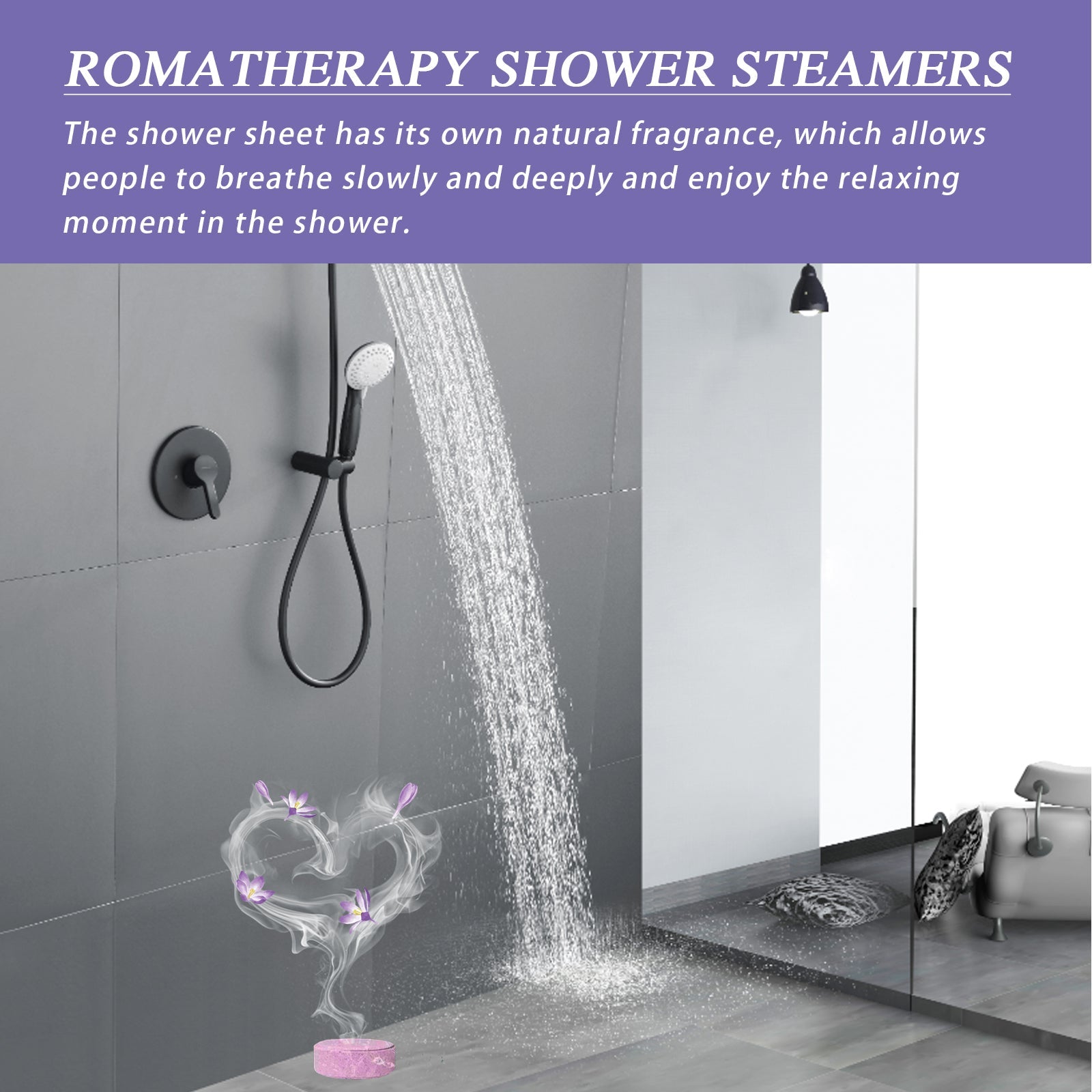Scented Shower Tablets, Body Cleansing And Moisturizing Skin Care Bathroom Home Bath Bath Cleansing Tablets - Korvel