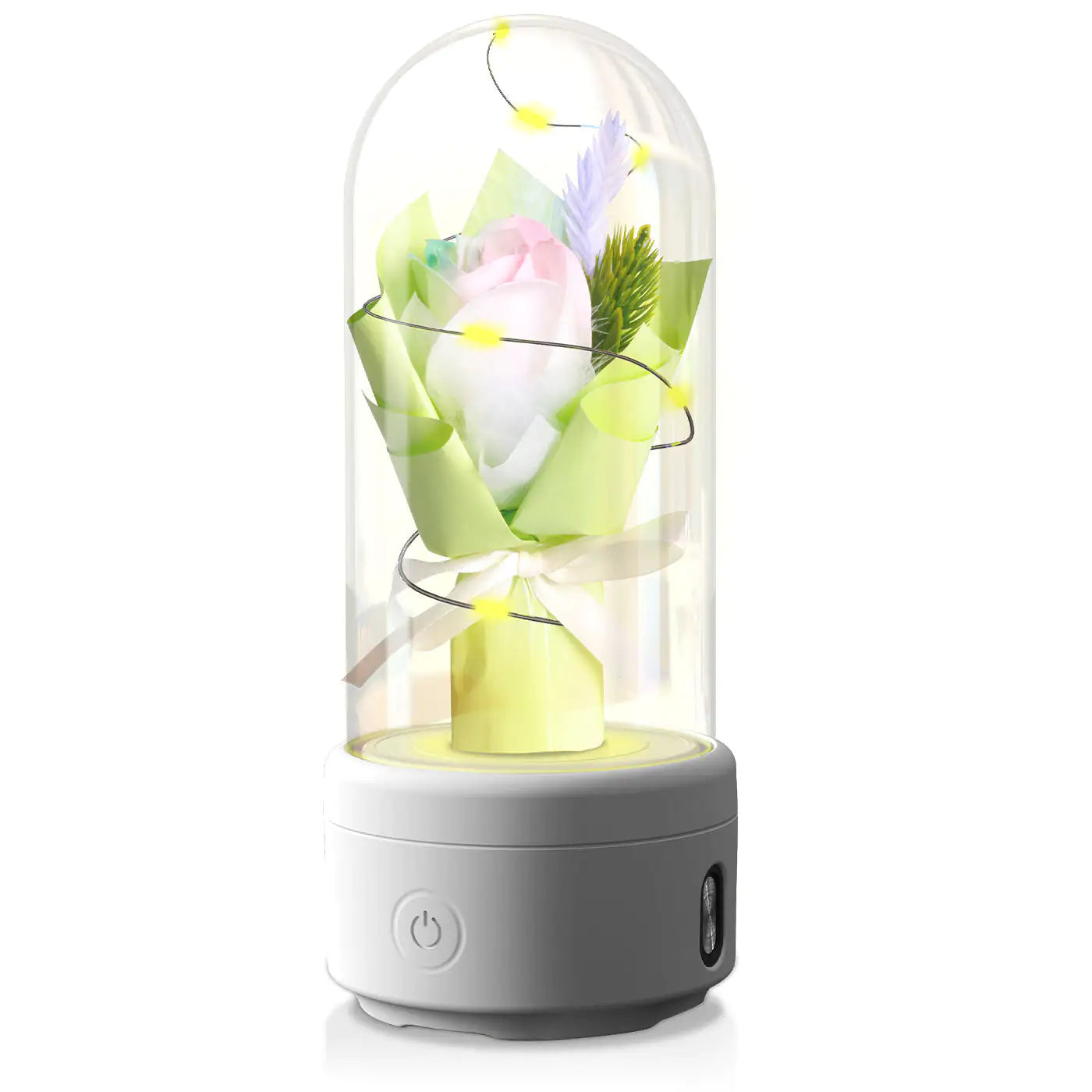 Lumière LED Bouquet 2-en-1 Créative et Haut-Parleur Bluetooth