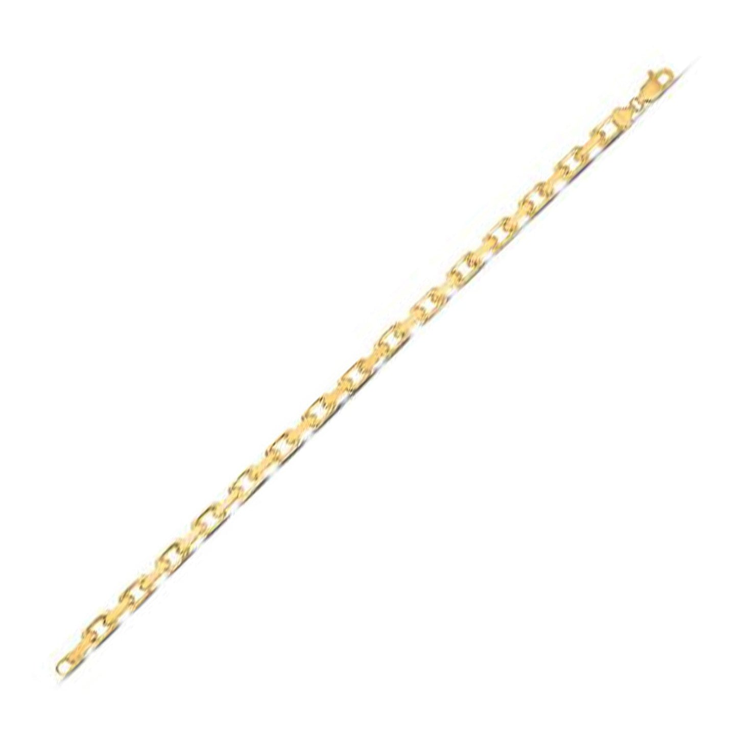14k Yellow Gold French Cable Link Chain - 4.80 mm