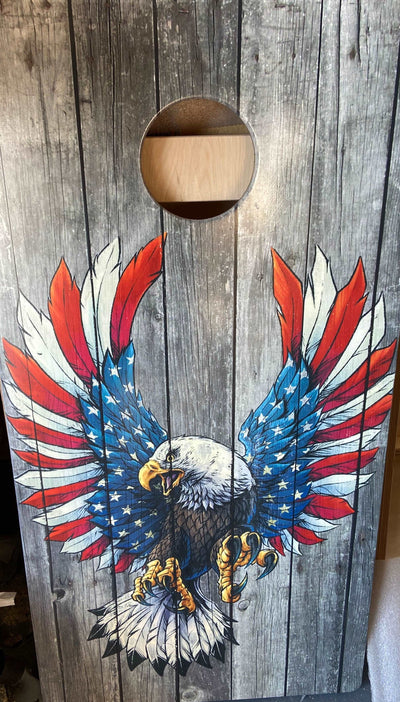 Premium Eagle Cornhole Set - Built to Last - Korvel