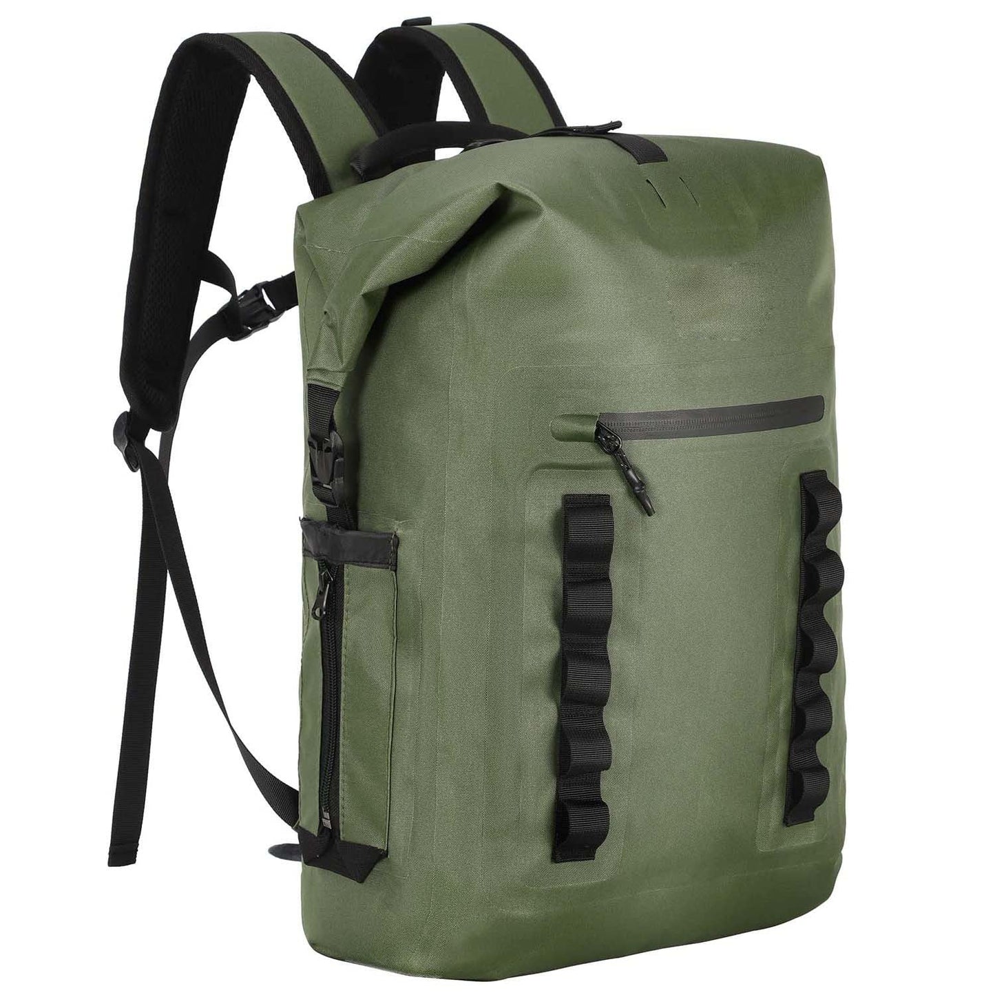 Mochila de Pesca Impermeable de Gran Capacidad - Verde Ejército