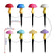 Solar mushroom light lawn LED ground plug light string outdoor waterproof one to eight plant decorative light - Korvel
