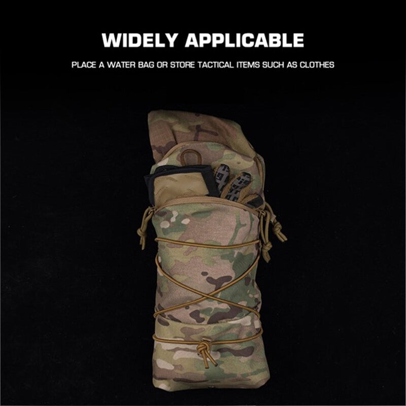 Tactical MOLLE Cylindrical Bag - 1.5L for Versatile Use