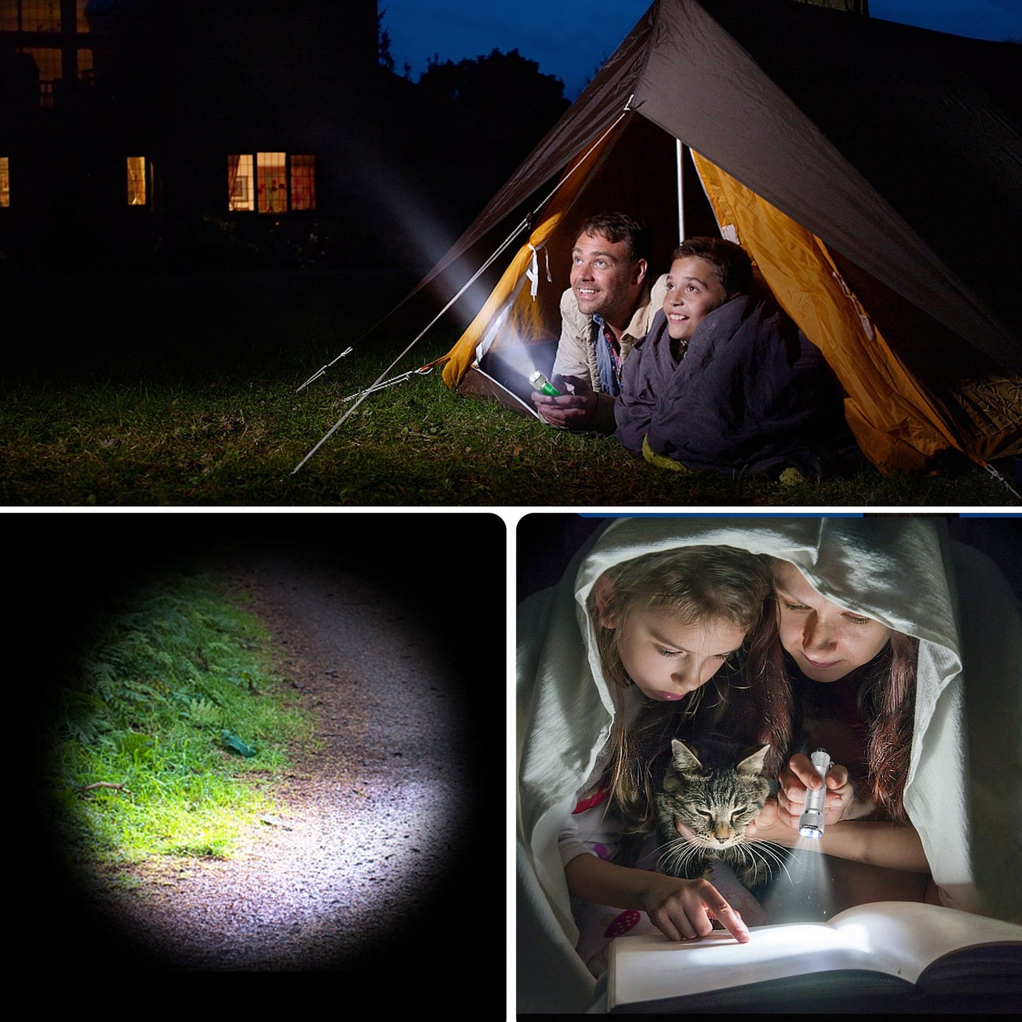 Lampe de poche LED mini portable avec porte-clés pour les urgences