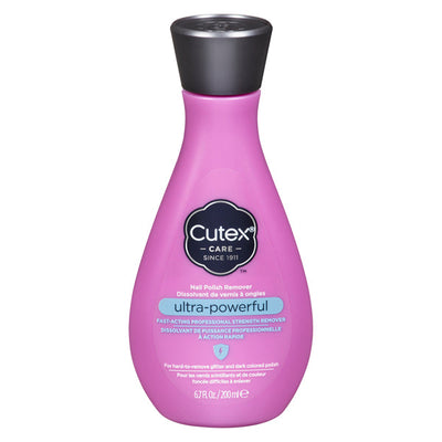 Cutex Ultra-Powerful Nail Polish Remover, 6.7 oz