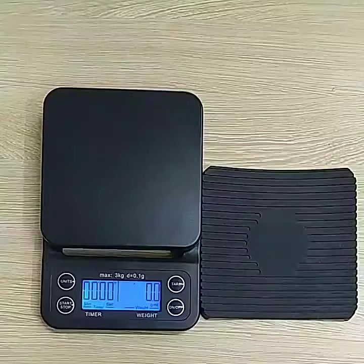 Electronic Weighing Coffee Scale Black - Korvel