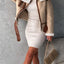 Veste zippée en shearling de première qualité