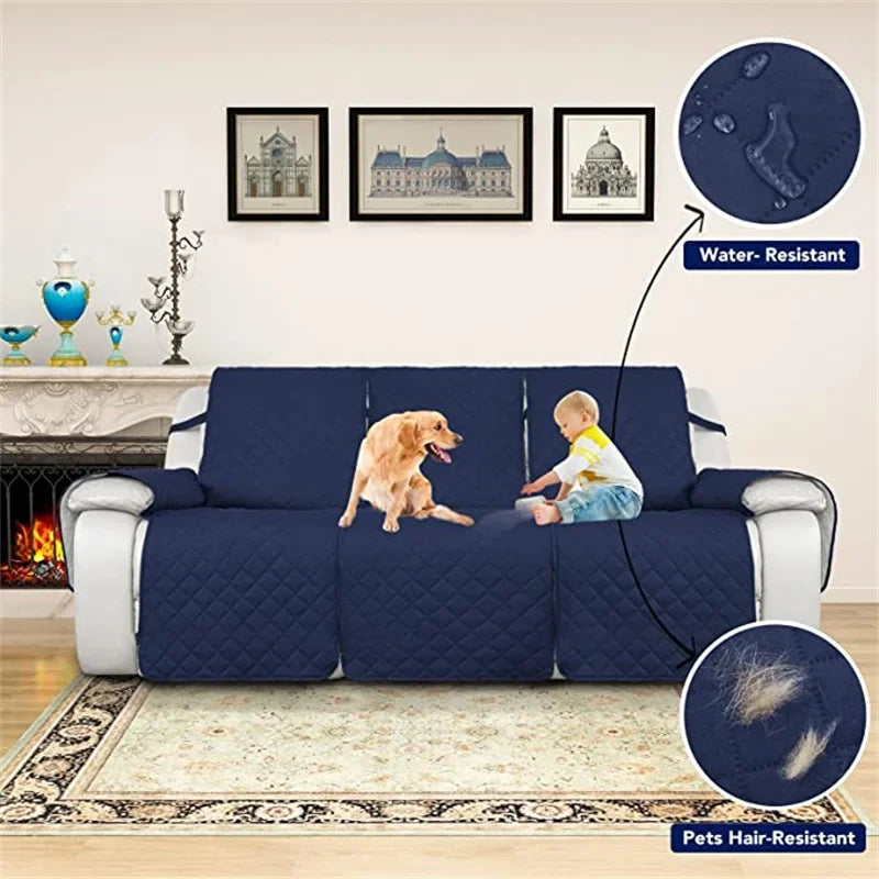 1 2 3 Seater Water Repellent Recliner Sofa Covers Pet Kid Sofa Mat Lazy Boy Armchair Cover Relax Lounger Slipcover Couch Towel - Korvel