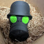 Cubierta de enganche de remolque impresa en 3D con diseño de casco de acero