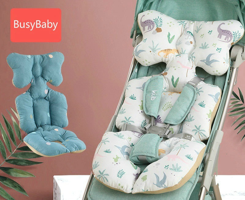 Baby Stroller Cushion, All-Season Universal Cushion, Pusher Cotton Cushion, Dining Chair, Toddler Cushion, Pure Cotton Cushion - Korvel