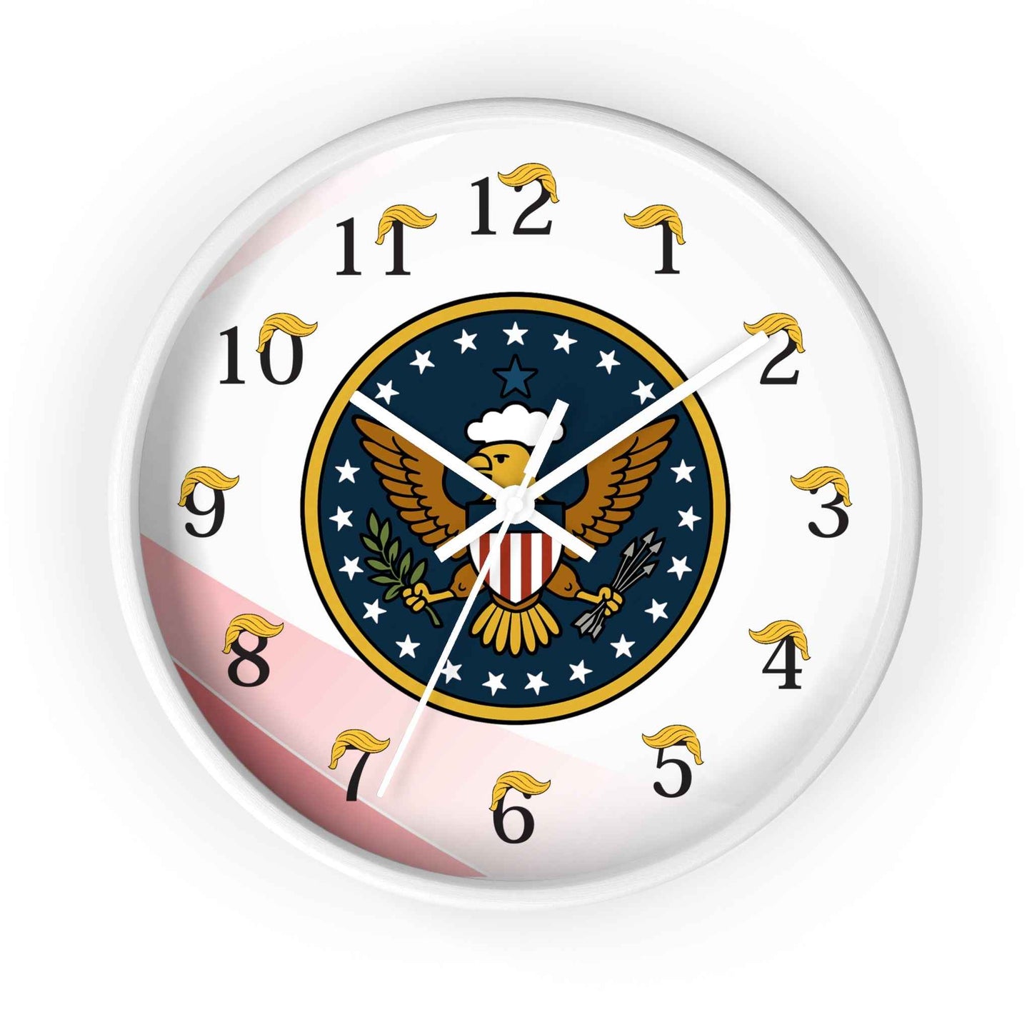 Political Parody Presidential Seal Wall Clock - 10" Round