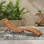 LAHAINA WOOD FOLDABLE CHAISE LOUNGE - Korvel