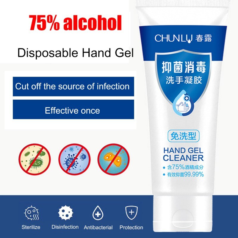 100ML Disposable Hands-Free Water Disinfection Hand Sanitizer 24 Hour Hand No Clean Gel Sanitizer - Korvel