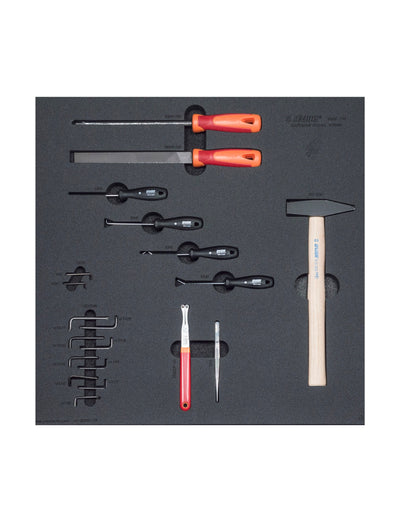 Juego de herramientas Unior Suspension Overhaul Drawer 1 Negro