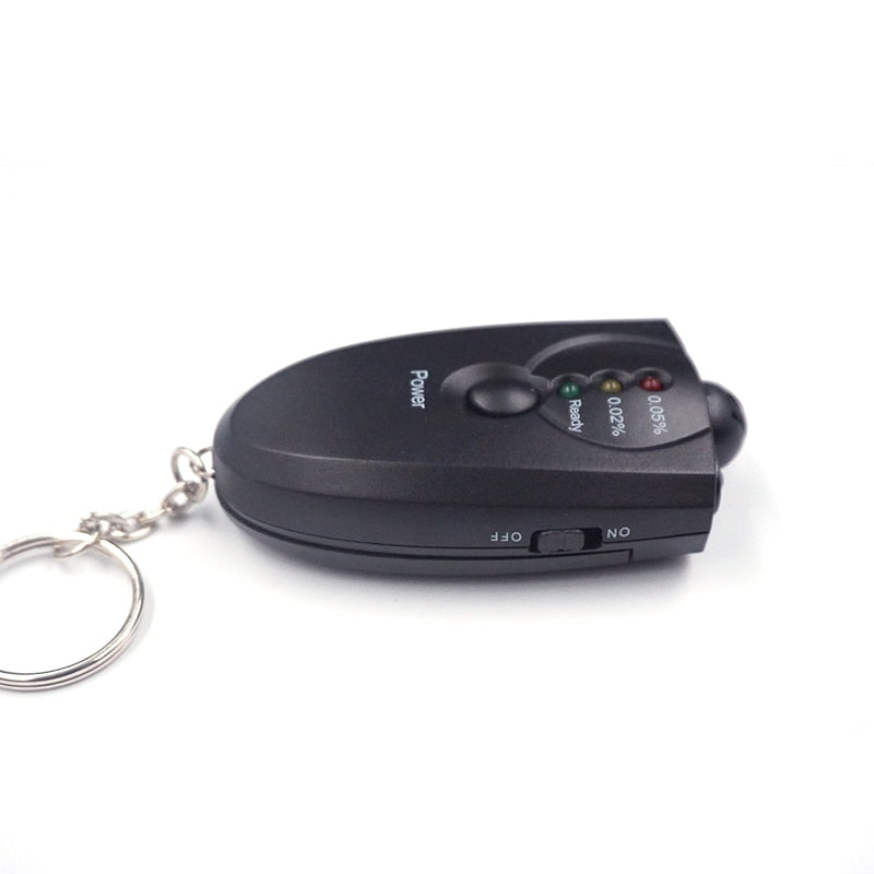 Mini Éthylotest Numérique de Poche avec Lampe de Poche LED