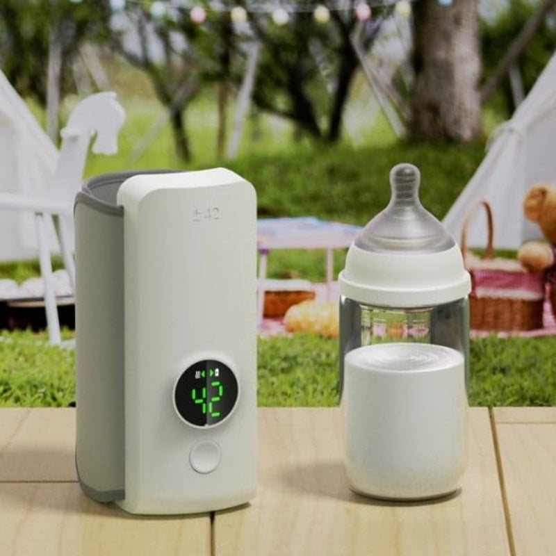 Chauffe-biberon portable sans fil rechargeable