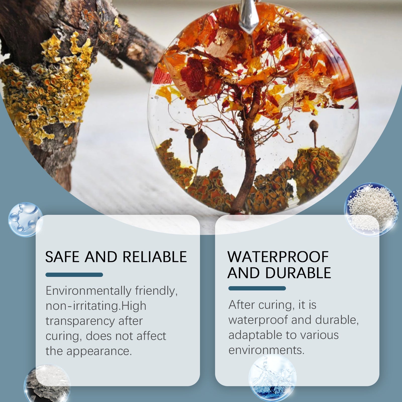 Resin Glue, High Transparent Resin Drop Glue Diy Hand-Made Shadowless Glue Quick Dry Drop Glue - Korvel