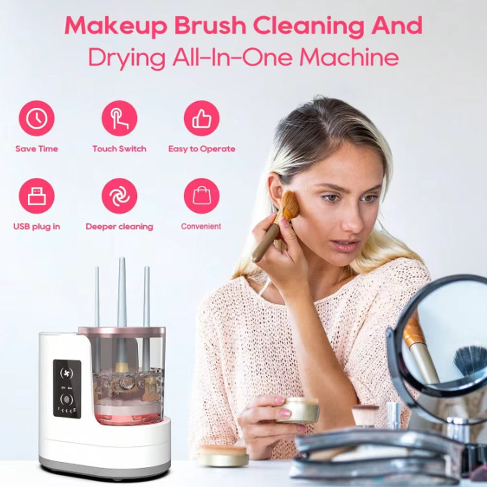 Rechargeable Electric Makeup Brush Cleaner & Dryer