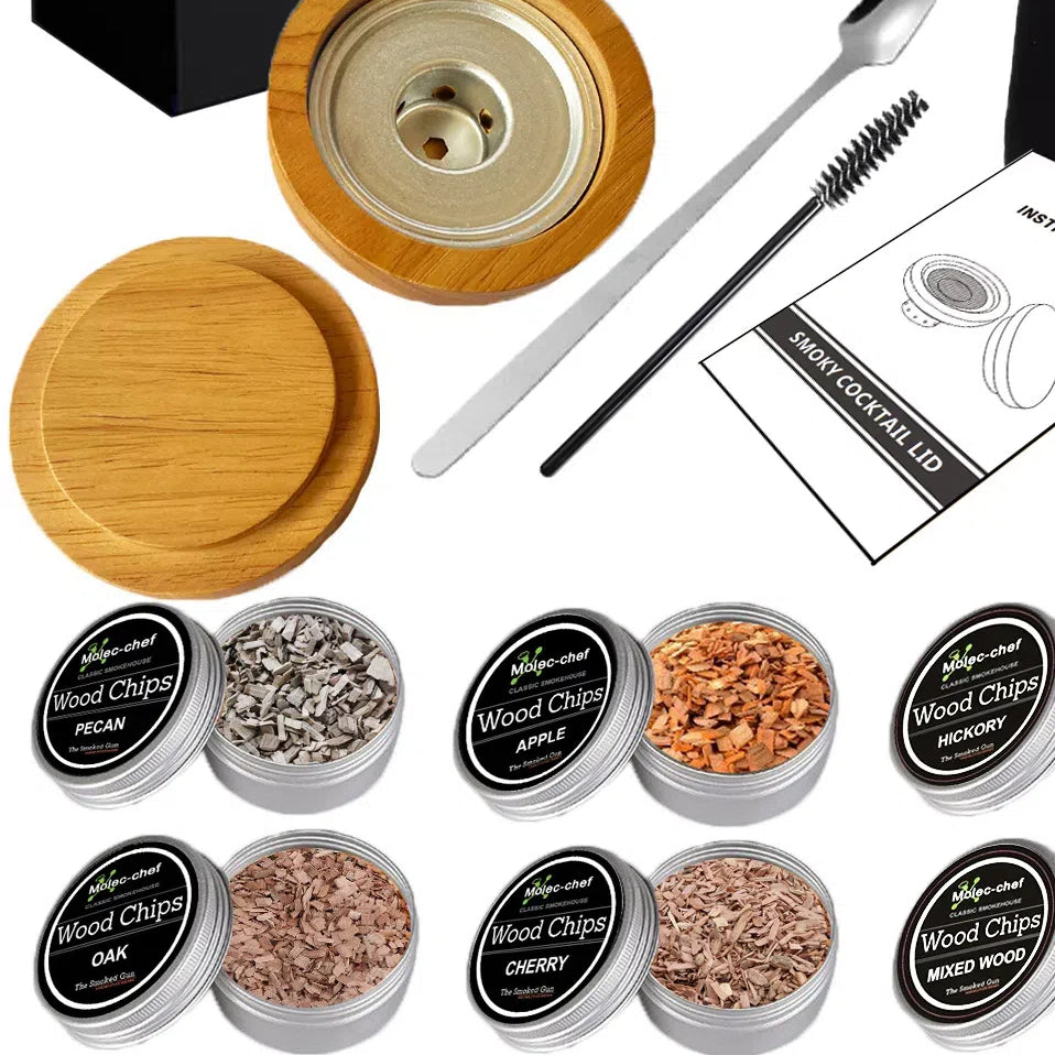 Molec Chef Oak Cocktail Smoker Set