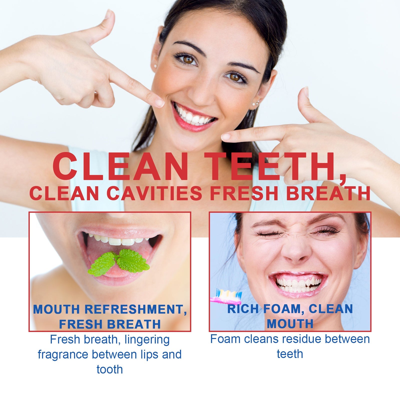 Probiotic Brightening Toothpaste, Oral Cleaning Remove Odor Stains White Teeth Gum Care Toothpaste - Korvel