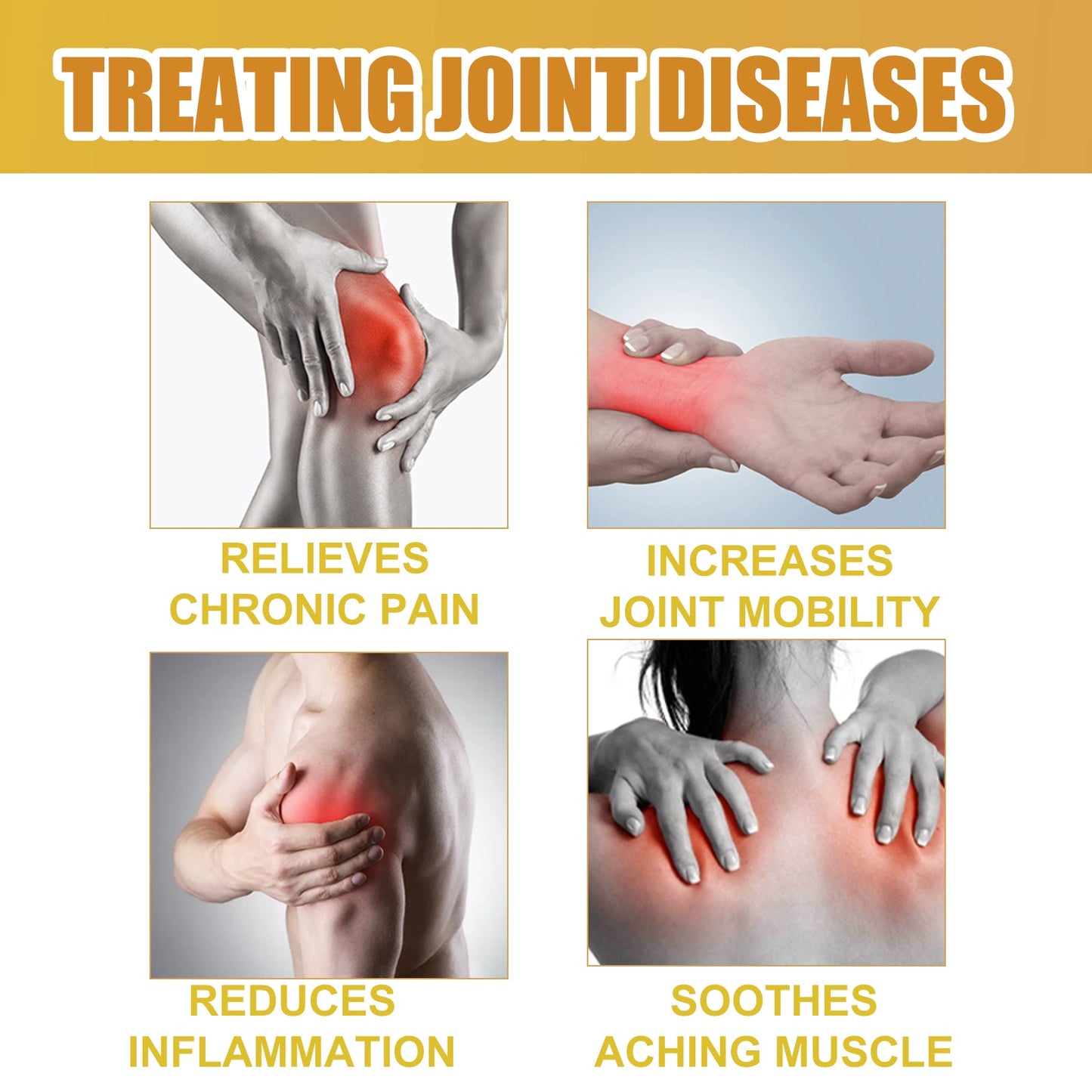 Joint Care Gel, Relieves Joints Muscle Soreness Body Care Gel - Korvel