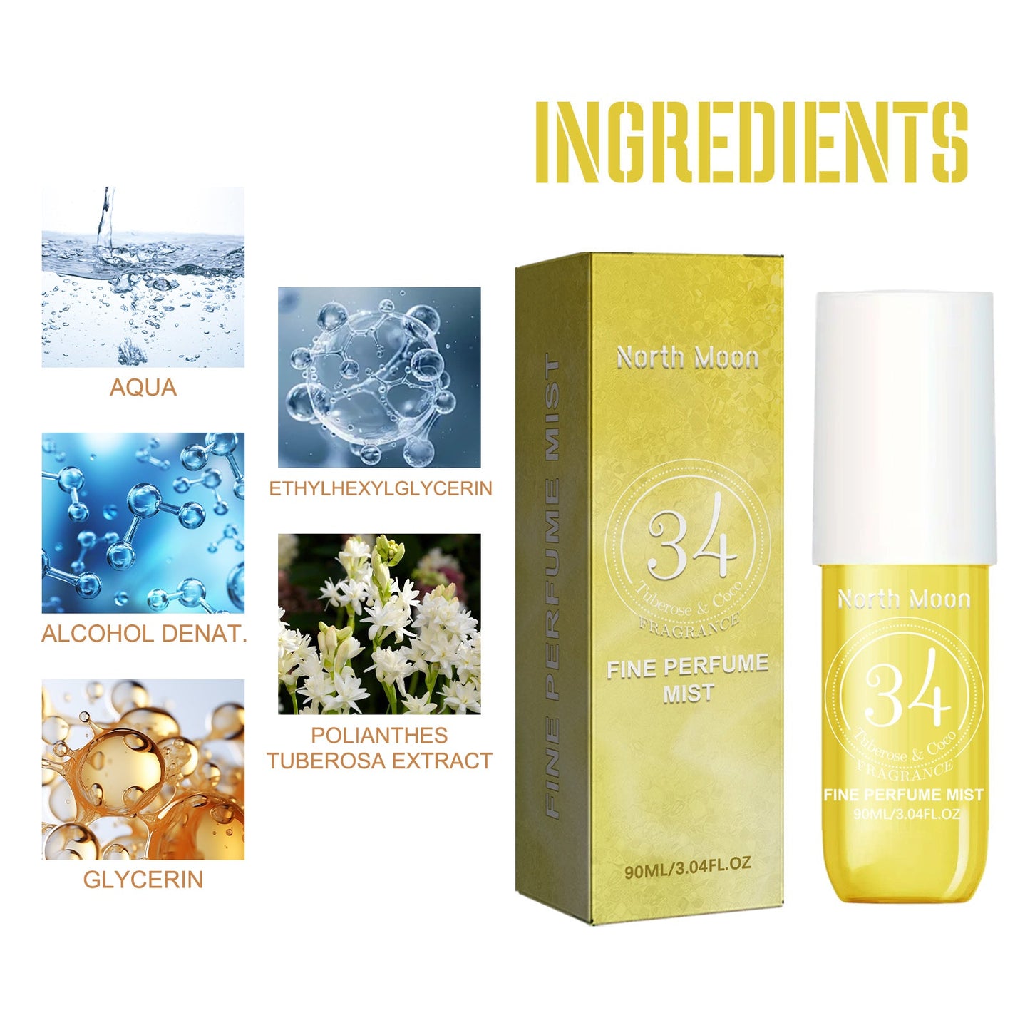 Elegant Women's Eau de Parfum - Fresh Lasting Fragrance