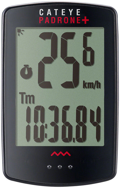 CatEye Padrone+ Wireless Bike Computer - Black