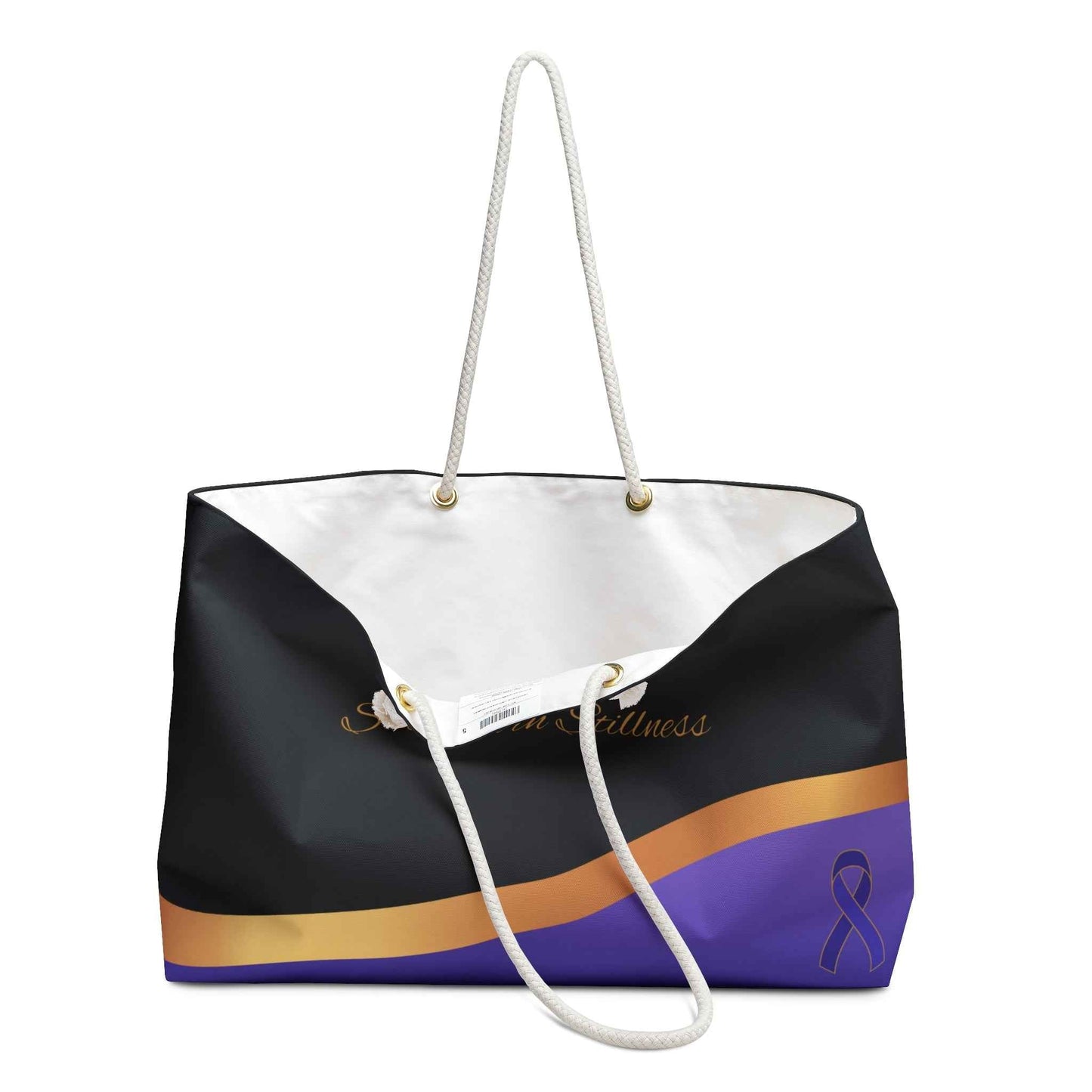 The Violet Wave Weekender Bag - Strength in Stillness