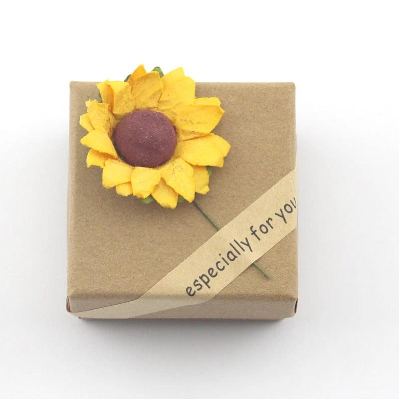 Collar de Letras Dobles Girasol