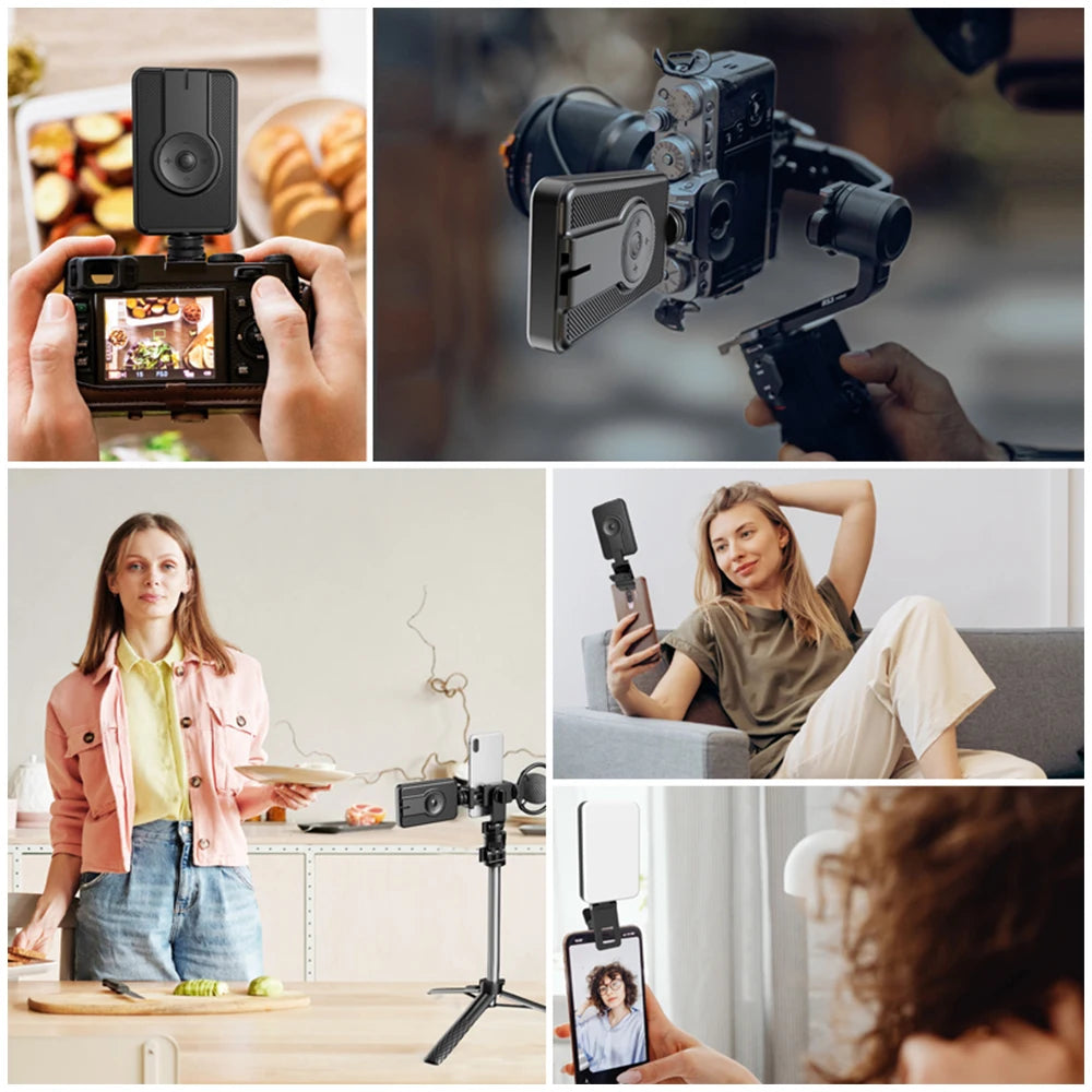 Mobile phone fill light 5 color temperature mini portable live video conference fill light - Korvel