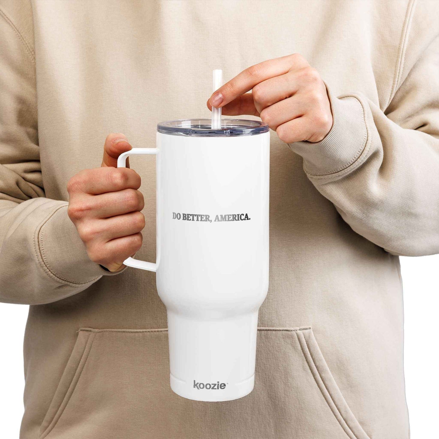 Do Better, America 40oz Insulated Tumbler with Handle