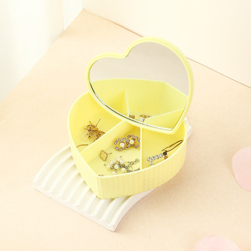 Luxury Large Capacity Jewelry Storage Box with Mirror