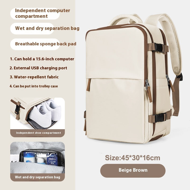 Mochila Expandible Premium para Viajes y Negocios