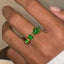Elegant Stainless Steel Heart Rhinestone Ring